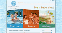 Desktop Screenshot of kristall-rheinpark-therme.de